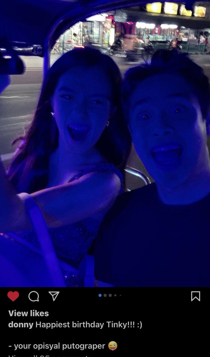 titaTeacher_K's tweet photo. Happiest birthday Tinky!!! :)

- your opisyal putograper 😜

*KINABAHAN AKO AKALA KO YOUR BOYFRIEND UNG NASA DULO NG CAPTION.🤣🤣🤣

BELOVED BELLE DAY

#E22ernallyBELLElieving | #BelleMariano https://t.co/em7cDrjr9I