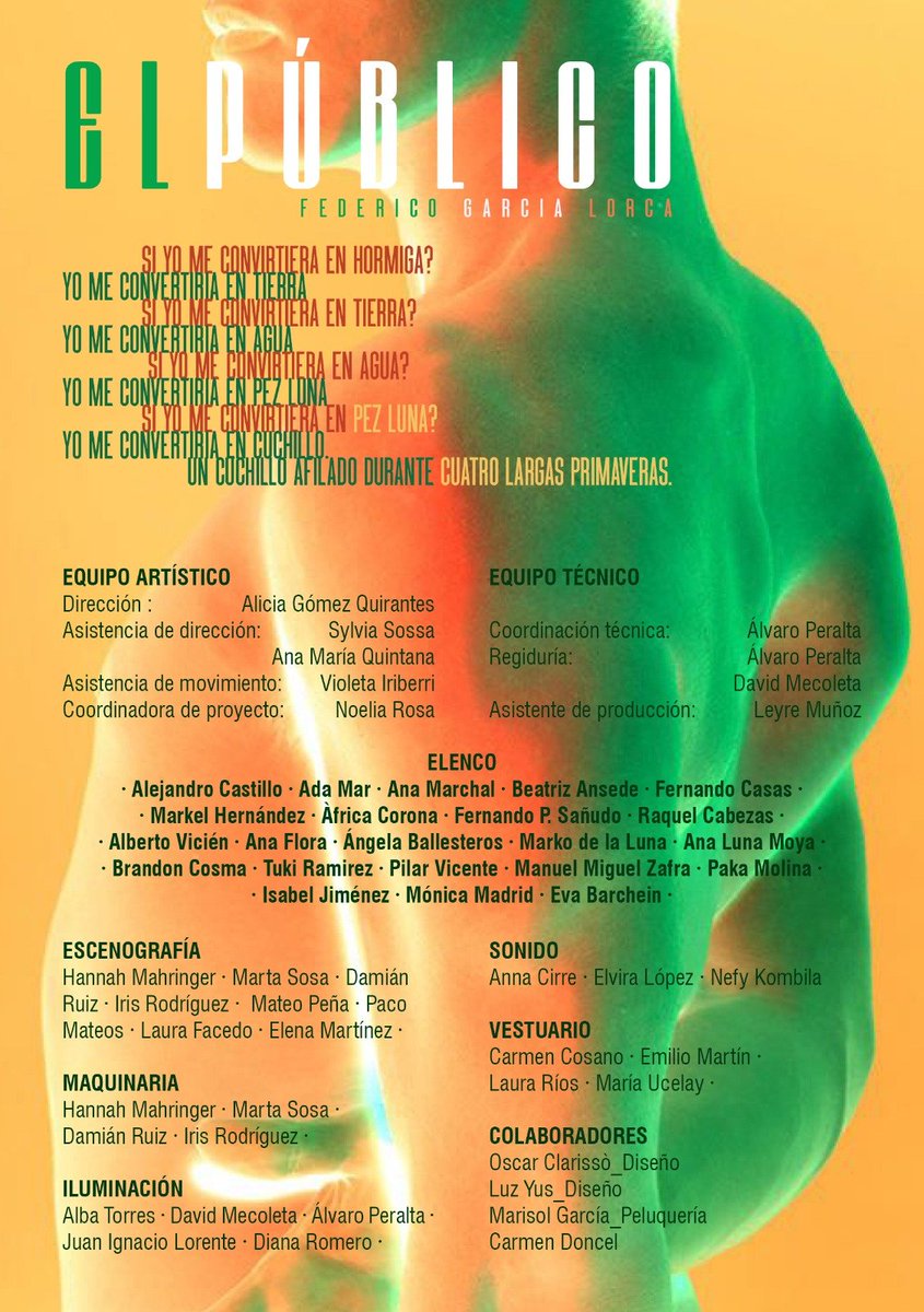 Este viernes estrenamos en el Teatro Alhambra.