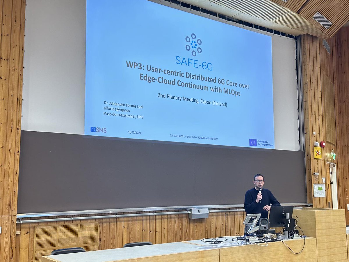 SAFE-6G project (@safe6g) on Twitter photo #LearnAboutSAFE6G: Busy days for our project! Let's have a quick recap on this month's plenary meeting.
#SAFE6G #6G #SNS #research #PlenaryMeeting #Helsinki #HorizonEurope
<a href="/6G_SNS/">SNS JU</a> <a href="/CORDIS_EU/">EU Research Results</a> <a href="/HorizonEU/">Horizon Europe 🇪🇺</a> <a href="/OpenCAPIF/">OpenCAPIF</a> #LearnAboutSAFE6G: Busy days for our project! Let's have a quick recap on this month's plenary meeting.
#SAFE6G #6G #SNS #research #PlenaryMeeting #Helsinki #HorizonEurope
<a href="/6G_SNS/">SNS JU</a> <a href="/CORDIS_EU/">EU Research Results</a> <a href="/HorizonEU/">Horizon Europe 🇪🇺</a> <a href="/OpenCAPIF/">OpenCAPIF</a>