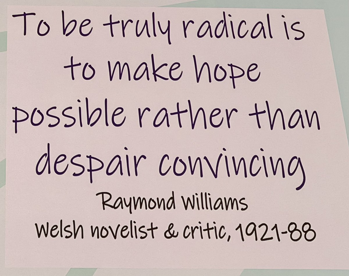 Good message from Tammy Boyce #ukio2024 we should all be radicals.