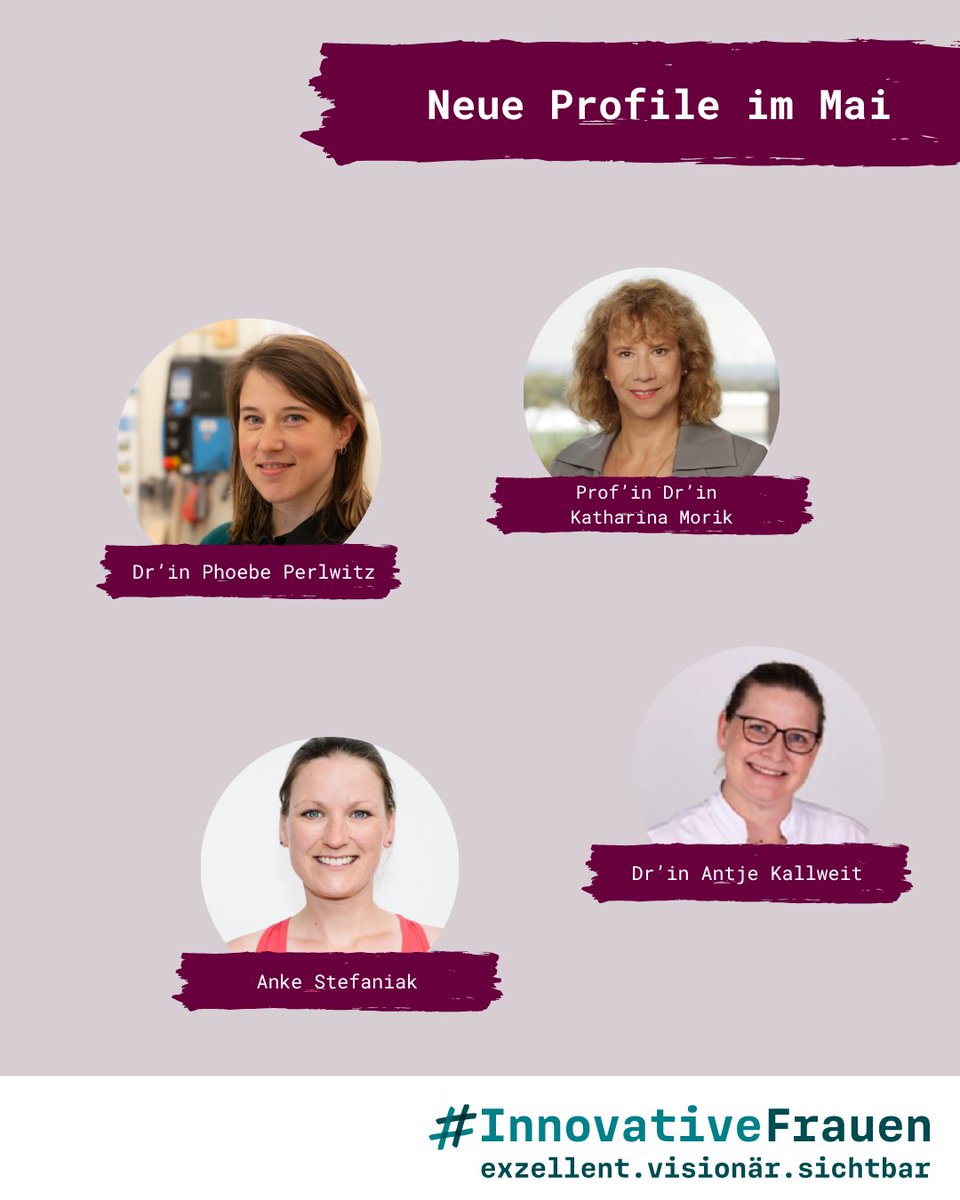 Wenn Sie wissen möchten, welche #Innovationen diese Frauen entwickelt haben, schauen Sie mal hier: innovative-frauen.de/expertinnen #InnovativeFrauen #Expertinnen