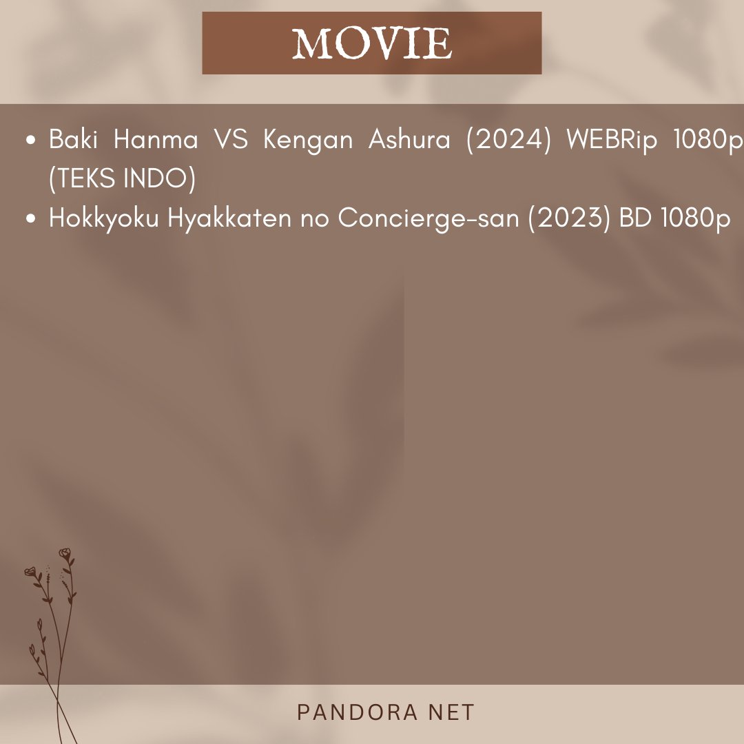 PandoraNet's tweet photo. Koleksi terbaru Anime Series.. Update terus koleksi anime mu guys.. ditunggu kedatangannya di Pandora Net
#warnet #warnetjogja #warnetseturan #seturan #multimedia #movie #series #serial #korea #jepang #mandarin #dramakorea #anime #dolanjogja #visitjogja #yogyakarta https://t.co/25BlQiIYi8