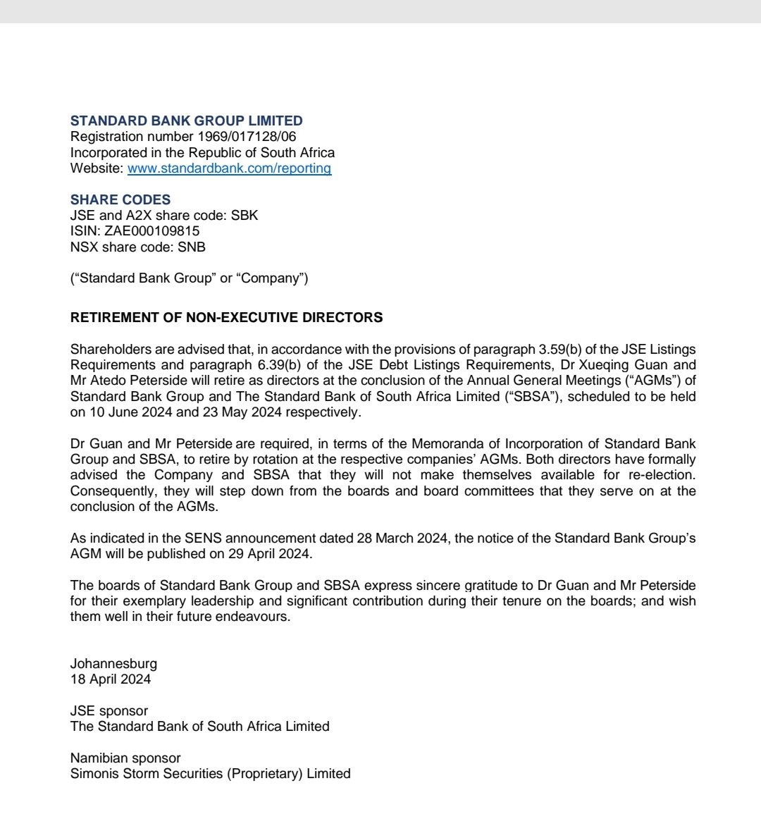 AtedoPeterside's tweet photo. Thank you @StanbicIBTC &amp; @StandardBankZA. This has been an incredible 35-year journey that ends today, 10 June 2024. Every single day since 2 Feb 1989, I have been either the CEO, Chairman or a Bank Director. All good things must come to an end. I give God the glory at age 68 🙏🏽 https://t.co/uI5UKC7LaA