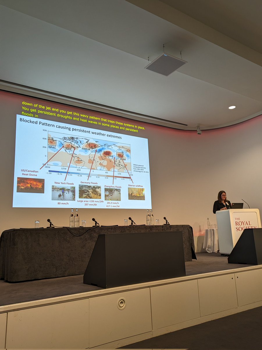 Caitlyn Hall (@caitlynahall) on Twitter photo The reality of climate change threats transcend models - The stellar co-organizer Prof. Hayley Fowler rings in the #Hydrology in the #21stCentury meeting at the <a href="/royalsociety/">The Royal Society</a> The reality of climate change threats transcend models - The stellar co-organizer Prof. Hayley Fowler rings in the #Hydrology in the #21stCentury meeting at the <a href="/royalsociety/">The Royal Society</a>