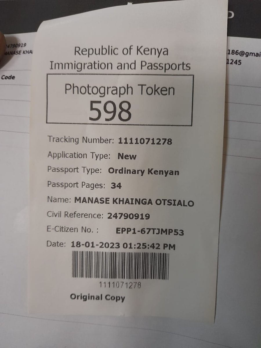 Just wondering with the promises. Why is it that I am yet to get a passport two years down the line