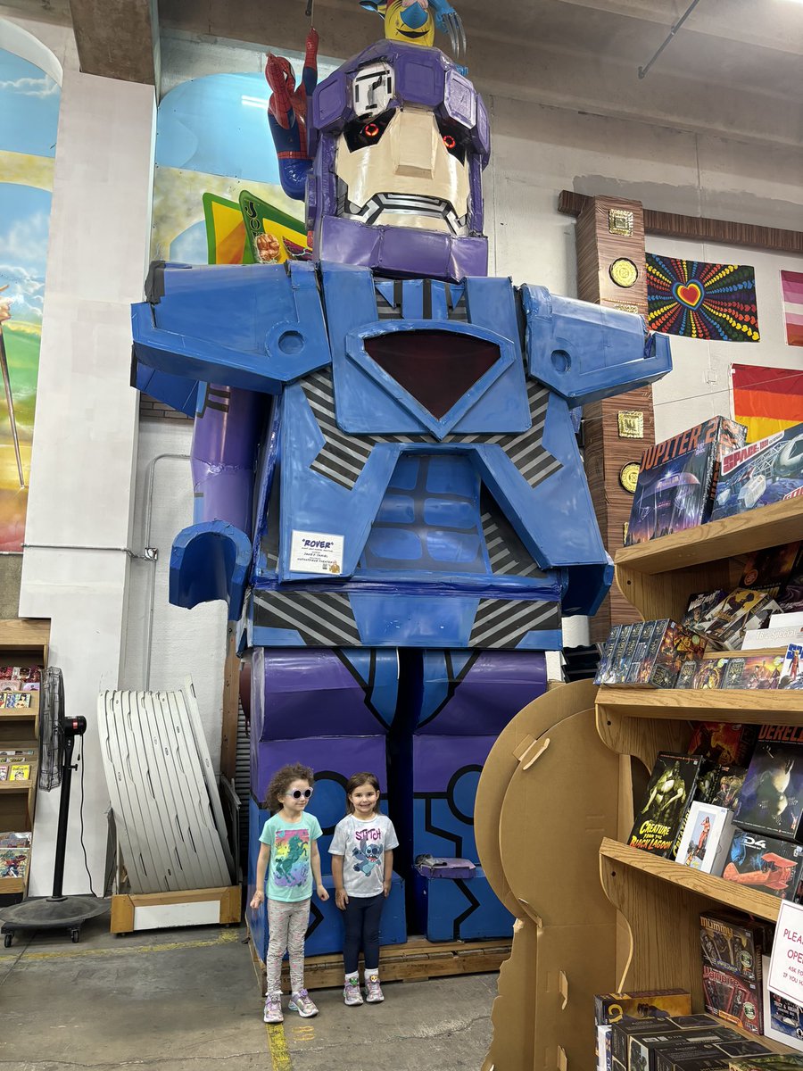 NickPitarra's tweet photo. Dropped a few signed copies of #AxWielderJon off at @MileHighComics …just an incredible comic shop…the girls had a blast! https://t.co/Gt0SUmeqty