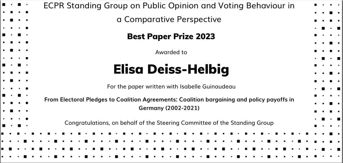 Ioannis Andreadis (@andreadis_i) on Twitter photo I am working on the final details of the #ecprgc24. During the <a href="/ECPR_povb/">ECPR_POVB</a> business meeting we will be able to share exciting news! In addition, we plan to hand over the 2022 and 2023 Best Paper Trophies to @DeissHelbig, <a href="/TheresaJKuhn/">Theresa Kuhn</a> and <a href="/FrancescoNicoli/">Francesco Nicoli 🎓🇪🇺</a> I am working on the final details of the #ecprgc24. During the <a href="/ECPR_povb/">ECPR_POVB</a> business meeting we will be able to share exciting news! In addition, we plan to hand over the 2022 and 2023 Best Paper Trophies to @DeissHelbig, <a href="/TheresaJKuhn/">Theresa Kuhn</a> and <a href="/FrancescoNicoli/">Francesco Nicoli 🎓🇪🇺</a>