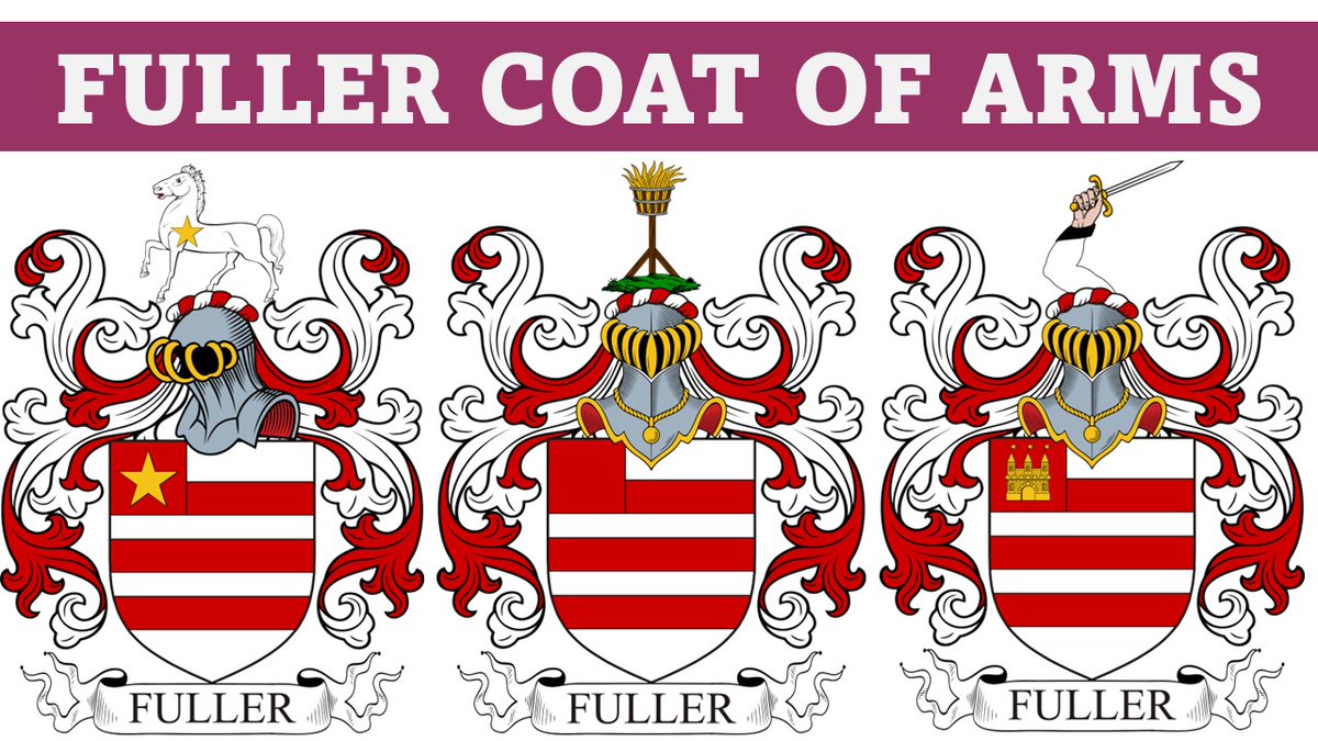 Video explaining the #FULLER #COATOFARMS
youtu.be/NtKKPa40b8I?si…

#familycrest #genealogy #ancestry #surnames #lastnames #history #familyhistory #familytree #surnamehistory