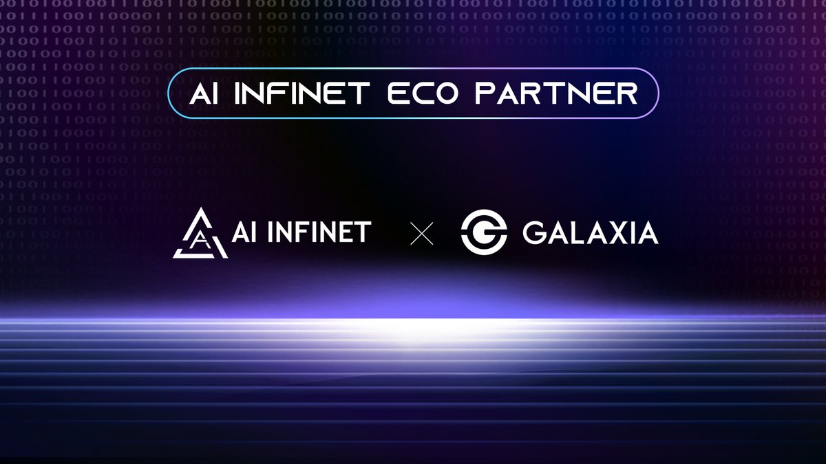 📢We're excited to announce the partnership with <a href="/GalaxiaMeta_/">Galaxia</a>.

Galaxia is a blockchain-powered metaverse blending virtual realities with #RWA integration in #Metaverse.🌟

Stay tuned for more on this groundbreaking collaboration!🦾🦾🦾

#AiInfinet #Web3AI