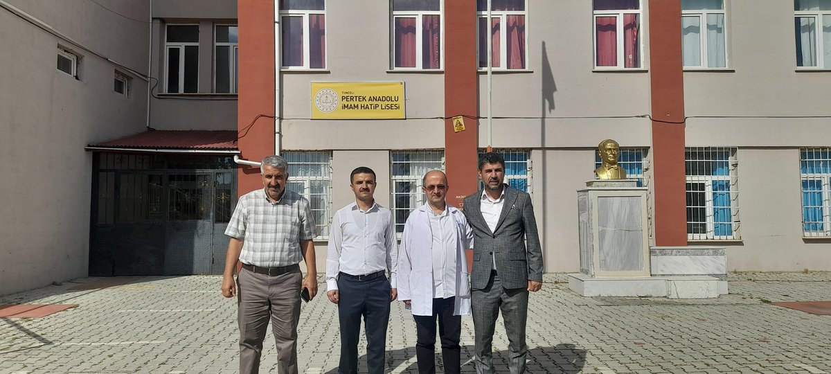 ELÇEMDER 
Pertek İmam Hatip Lisesi Müdürü Kıymetli abim Tuncay TEKİN i ziyaret ettik