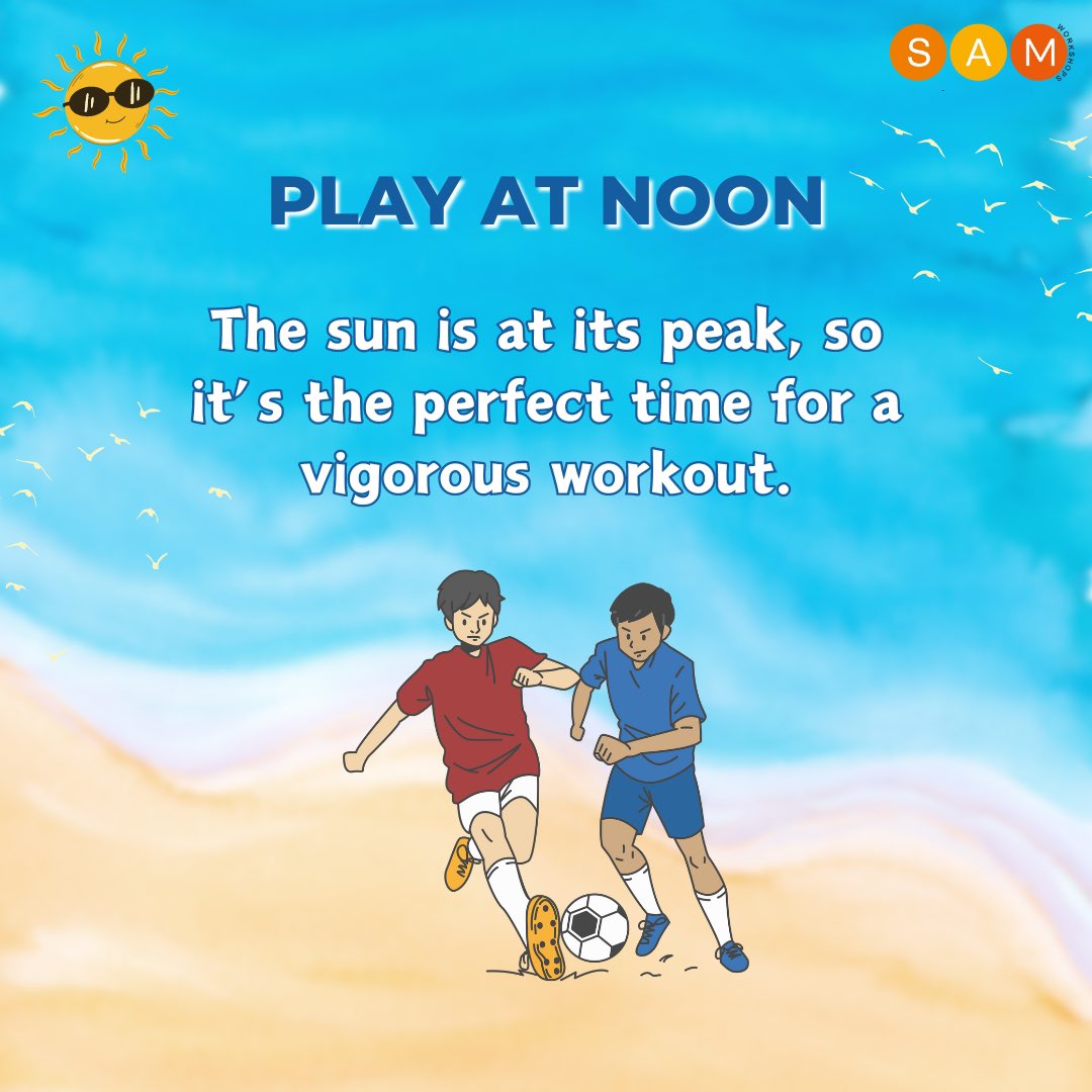 SAMWorkshops's tweet image. Beat the heat in style. Vote for your favorite tip from our list below, or share your own in the comments!☀️😅

1. Wear light-colored, breathable clothing.
2. Stay hydrated with plenty of water.
3. Exercise in the early morning or late evening. (1/2) #Heatwave #SAMworkshops