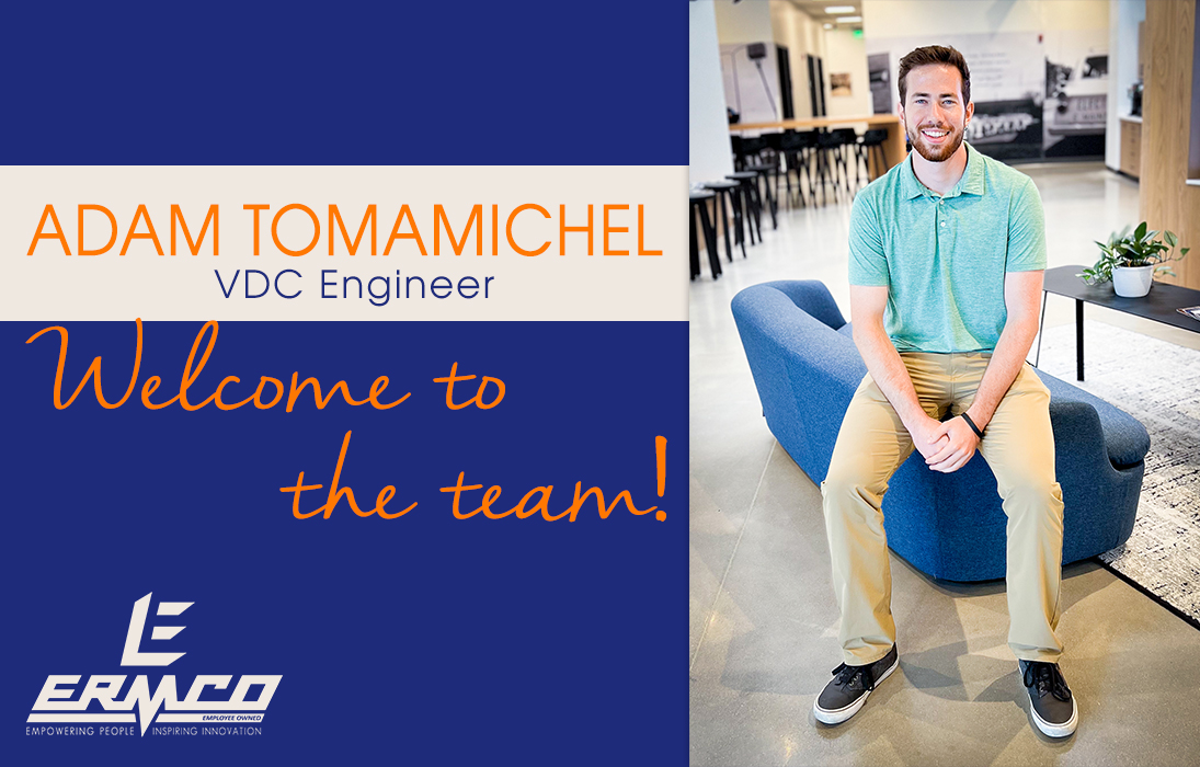 ERMCOInc's tweet photo. Welcome to the newest member of the @ERMCOInc
 team, Adam Tomamichel! Adam previously interned for us, and we are excited to have him back full time.

Interested in working at @ERMCOInc or know someone who might? Visit https://t.co/OC124V6zTl 

#Electrical #Systems #Automation https://t.co/0TgrqHvBds
