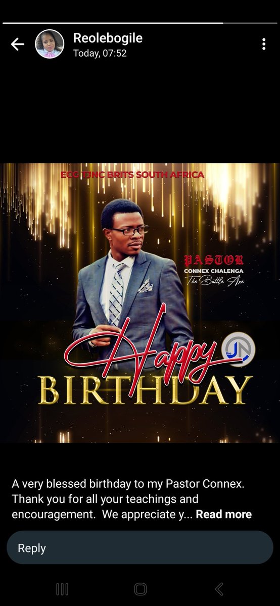 CONNEXMUZIC's tweet photo. HAPPY 40th BIRTHDAY To Me .  Propheticlly number (40) signifies TEST or TRIAL and JUDGEMENT. May the lord equip you wuth grace as you are pass through test ,trials and make some spiritual judgment,in this Endtime revival. 

Facebook link
https://t.co/cl4ubzYLwN https://t.co/mc0cBD7FAa