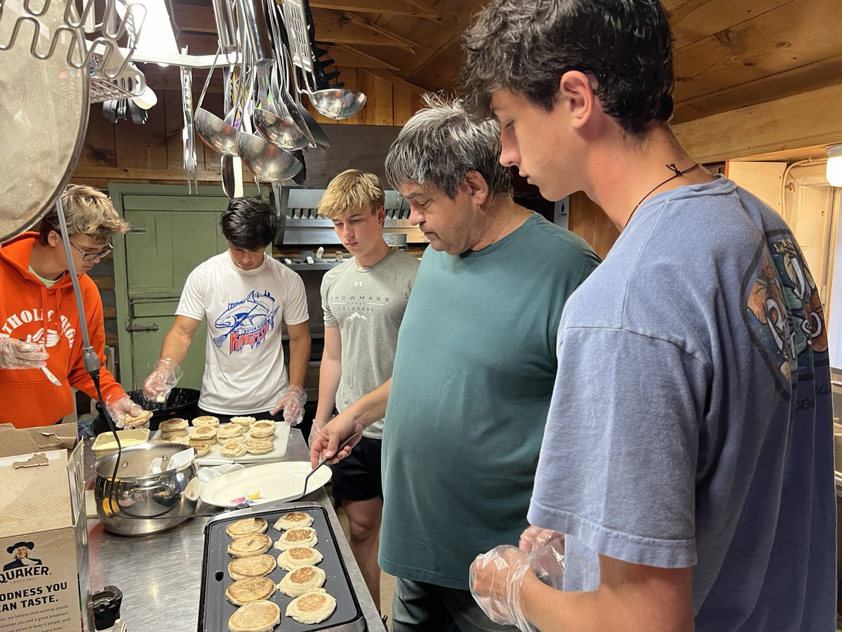 CHSBRmissions's tweet photo. Some of the boys decided to take care of breakfast this morning! #BreakfastBoys #Klagetoh2024 https://t.co/7L3r6btA5D