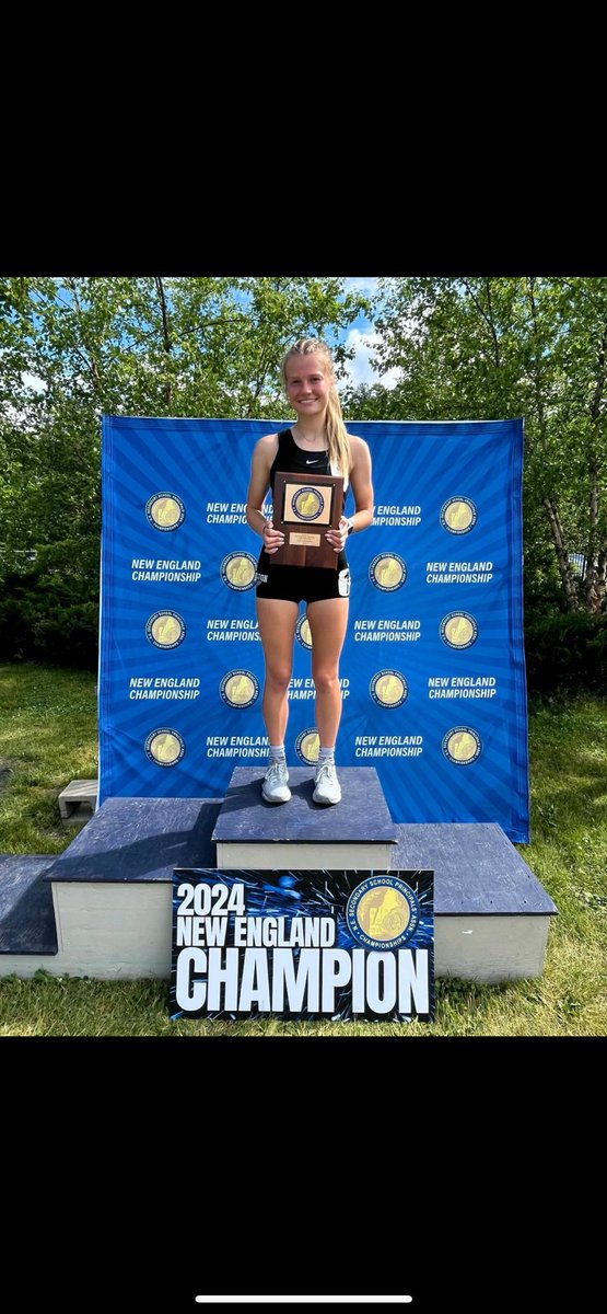 Congratulations Hannah Andrejczyk - New England Champion 3200 meters!