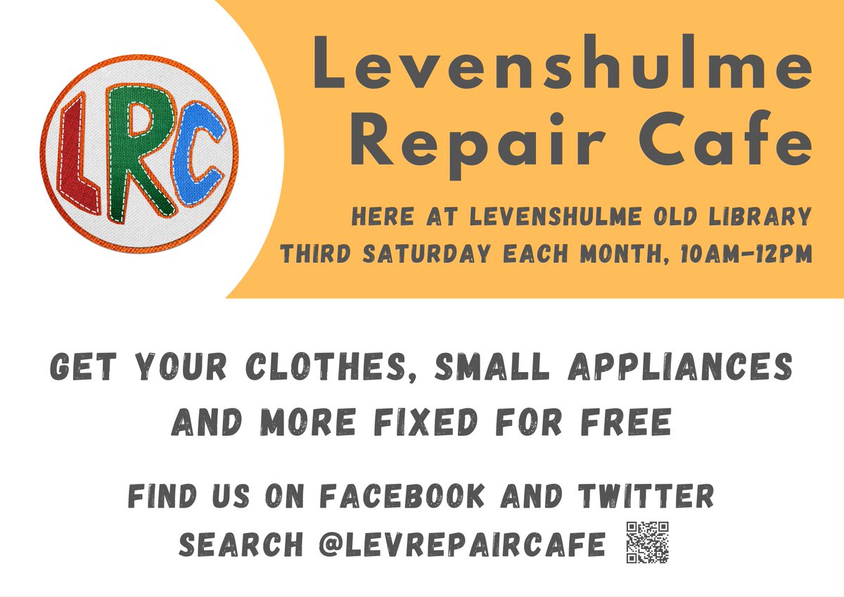 Levenshulme Repair Cafe tweet media