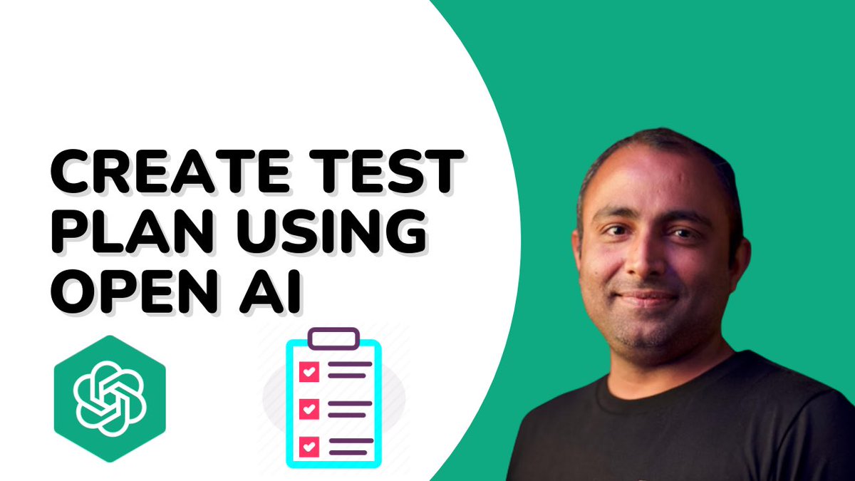 techrai90's tweet image. 𝐓𝐞𝐬𝐭 𝐏𝐥𝐚𝐧 𝐰𝐢𝐭𝐡 𝐎𝐩𝐞𝐧 𝐀𝐈! 🎉🚀
Ever wondered how AI can streamline your testing processes? 
📽️ 𝐖𝐚𝐭𝐜𝐡 𝐧𝐨𝐰 𝐚𝐧𝐝 𝐬𝐞𝐞 𝐡𝐨𝐰 𝐎𝐩𝐞𝐧 𝐀𝐈 𝐜𝐚𝐧 𝐫𝐞𝐯𝐨𝐥𝐮𝐭𝐢𝐨𝐧𝐢𝐳𝐞 𝐲𝐨𝐮𝐫 𝐚𝐩𝐩𝐫𝐨𝐚𝐜𝐡 𝐭𝐨 𝐭𝐞𝐬𝐭𝐢𝐧𝐠: youtu.be/Z-yYYD80_3c