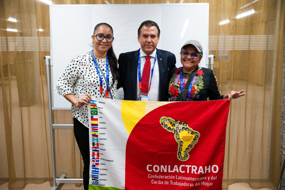 👊🏼 At the #ILC2024, we are strongly advocating for a tripartite common understanding of the #CareEconomy guided by the ILO’s #5R framework.

<a href="/Streetnet1/">StreetNet International</a> <a href="/HomeNetInt/">HomeNet International</a> <a href="/HomeNet_SAsia/">HomeNet South Asia</a> <a href="/globalrec_org/">♻️ International Alliance of Waste Pickers</a> <a href="/WIEGOGLOBAL/">WIEGO</a> @Adriana_PazRami <a href="/2fishhead/">June Barrett</a> <a href="/DMooreUDW/">Doug Moore</a> <a href="/SolidarityCntr/">Solidarity Center</a> <a href="/ilo/">International Labour Organization</a>