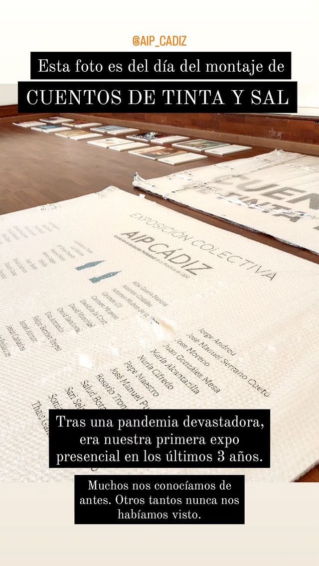 Asociación de Ilustración Profesional de Cádiz (@aip_cadiz) on Twitter photo Este jueves 13, tenemos una cita ✏️en un enclave único <a href="/ElCuarteldelMar/">El Cuartel del Mar</a>
Os esperamos a las 20.00 h para inaugurar “Cuentos de Tinta y Sal”
#cadiz #ilustracioncadiz #exposiciones #aipcadiz Este jueves 13, tenemos una cita ✏️en un enclave único <a href="/ElCuarteldelMar/">El Cuartel del Mar</a>
Os esperamos a las 20.00 h para inaugurar “Cuentos de Tinta y Sal”
#cadiz #ilustracioncadiz #exposiciones #aipcadiz