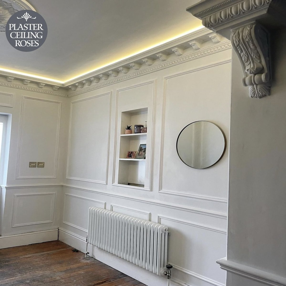 Have you considered incorporating lighting behind coving? Photo Credits: @the_edwardian_renovation
Product code: LPC019