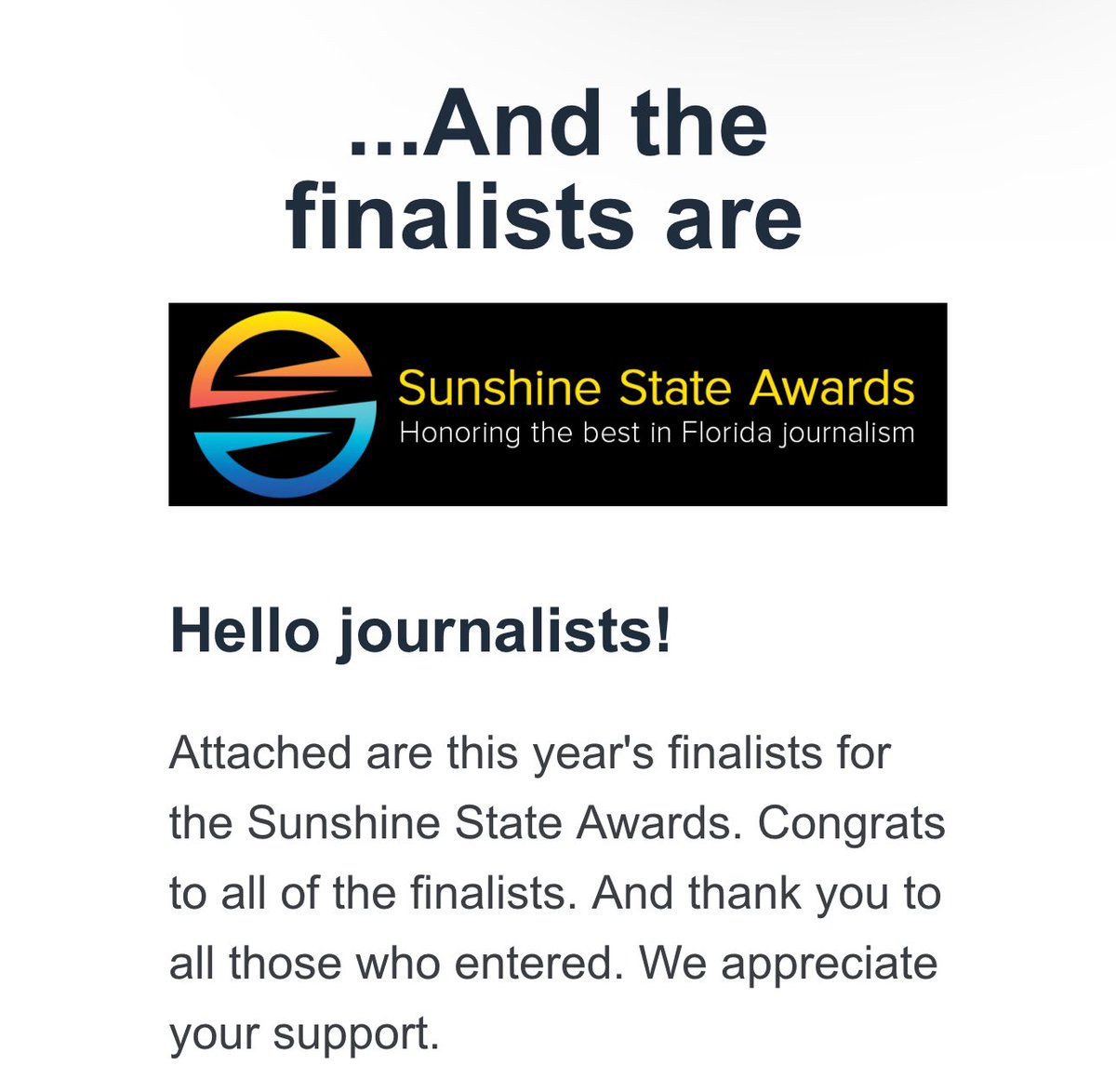 SPJ Florida tweet media