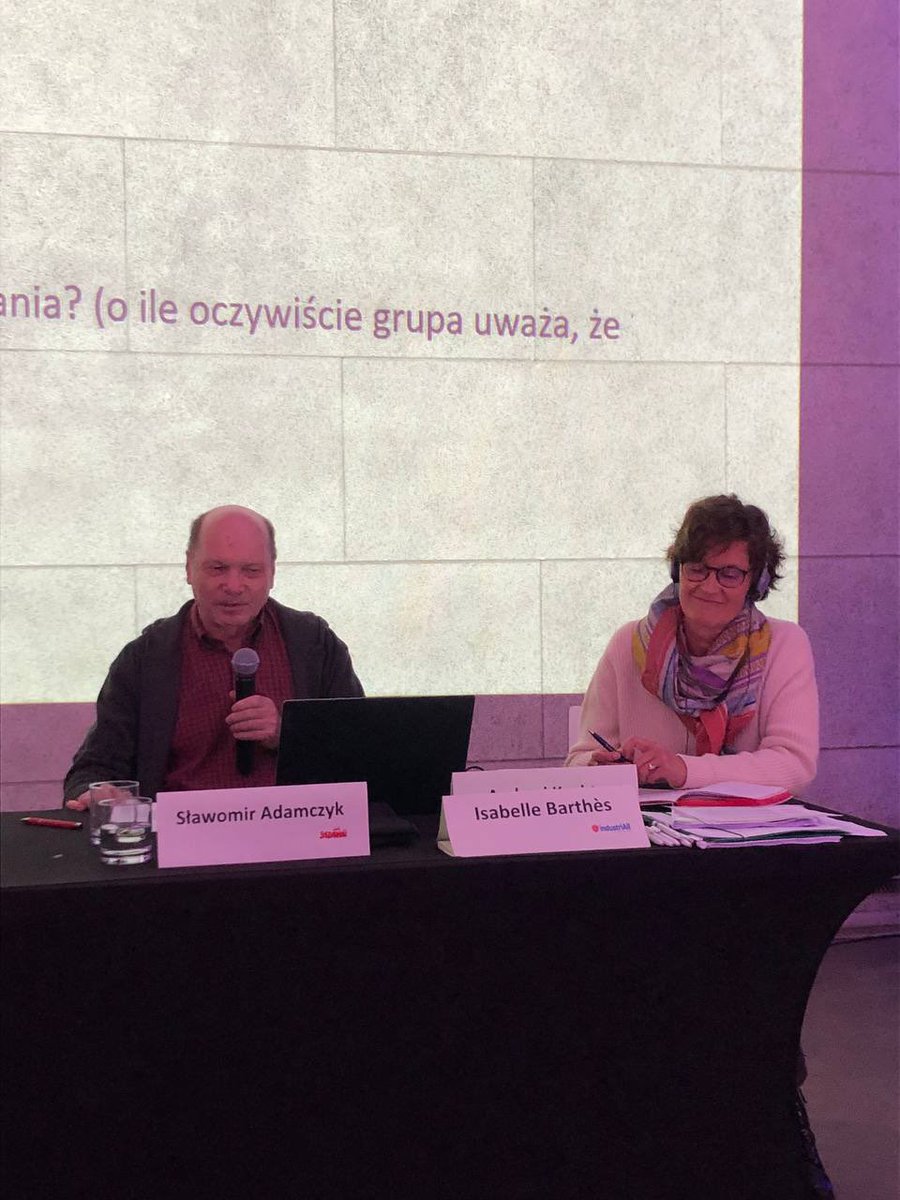 industriAll_EU's tweet photo. The state can’t stay neutral when it comes to creating an enabling framework for sectoral collective bargaining and social dialogue” explains @IsabelleBarthes at our #EMWD national seminar in Poland🇵🇱 

We need more financial incentives for employers to sit at the bargaining table and social conditionality on all public funds is key for this 👉🏼 this must become a reality in #Europe and we look at the new MEPs to implement this demand in their new mandate