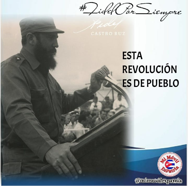 «Una revolución joven, un pueblo joven, bien organizado, bien preparado, sin duda que tiene un extraordinario porvenir.  Y no solo podrá construir el futuro de su pueblo, sino que en la medida de sus fuerzas podrá ayudar también a otros pueblos». 
#SanctiSpíritusEnMarcha