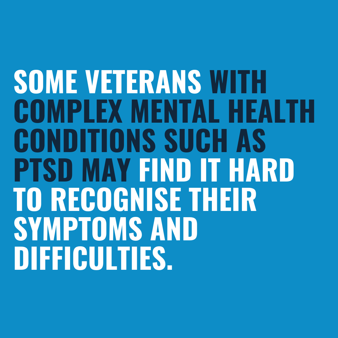 CombatStress's tweet photo. Some veterans with complex mental health conditions such as post-traumatic stress disorder (PTSD) may find it difficult to recognise their symptoms and difficulties as responses to trauma.

We know from our own research that providing knowledge about PTSD helps veterans make sense of their difficulties and gather their own understanding of the condition throughout their treatment journey.

At Combat Stress, our expert clinicians implement psychoeducation at the beginning of a veteran’s treatment to help them develop understanding of their condition, including symptoms, effects and treatment options. This knowledge acts as a helpful framework where veterans can understand their difficulties, enabling them to gain confidence and control of their symptoms, and resulting in better outcomes for recovery.

Click here to learn more about our specialist support: https://t.co/UaZ2yS8yaO

#psychoeducation