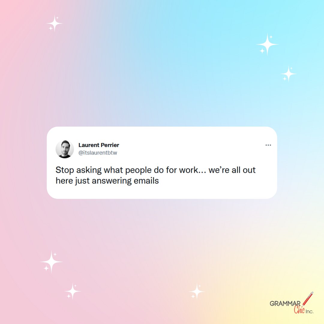 GrammarChicInc's tweet image. Happy National Email Week!  Let's celebrate the unsung hero of office communication—email. Just remember, hitting 'reply all' on a company-wide email is like bringing a megaphone to a library. Use wisely! #NationalEmailWeek #OfficeHumor