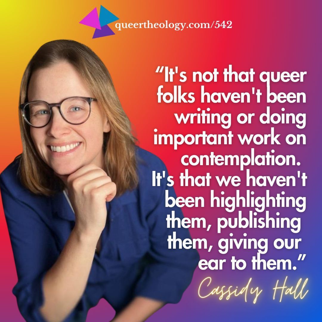 Cassidy Hall <a href="/cassidyhall/">cassidy hall (she/her)</a> talks about writing her book, “Queer Contemplation” after being surrounded by by writings by primarily white/cis/straight men and recognizing something felt like it was missing for her. buff.ly/4aWtqXj