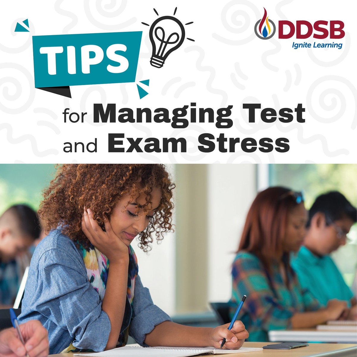 With the school year ending soon, School Mental Health Ontario has compiled helpful tips for managing test and exam stress. 📝

Learn more: bit.ly/4en5IGP

#IgniteWellBeing