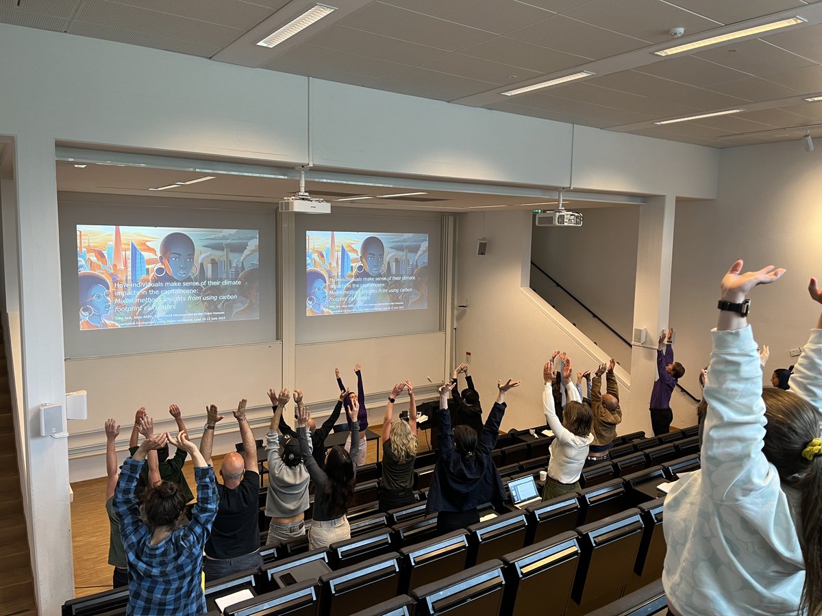 Dan Brockington (@danbrockington) on Twitter photo This is how you begin a panel, especially in the afternoon, <a href="/TulliaJack/">Tullia Jack</a> starts us all off with a great big stretch / arms raised in praise, read this how you will, it was invigorating :) #pollen24 This is how you begin a panel, especially in the afternoon, <a href="/TulliaJack/">Tullia Jack</a> starts us all off with a great big stretch / arms raised in praise, read this how you will, it was invigorating :) #pollen24