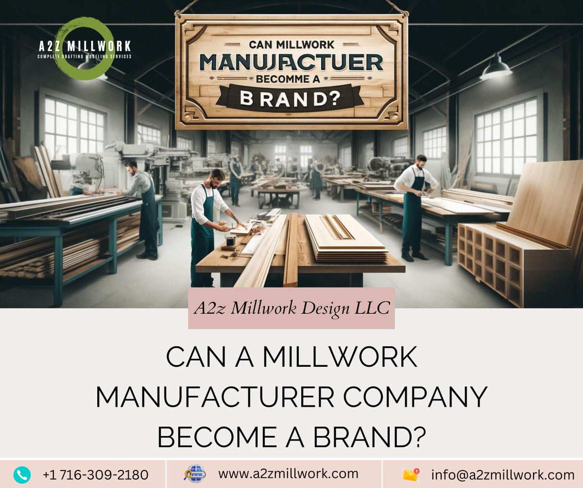 a2zmillwork's tweet photo. Discover how a millwork manufacturer can transform into a powerful brand! 
Check out our latest blog post on our new website. 🌟

A2Z Millwork Design LLC-Millwork Shop Drawings
📞 +1 716-309-2180
✉️ info@a2zmillwork.com
🔗 https://t.co/gh48zJ6ZB3 https://t.co/Zo76meSSlj