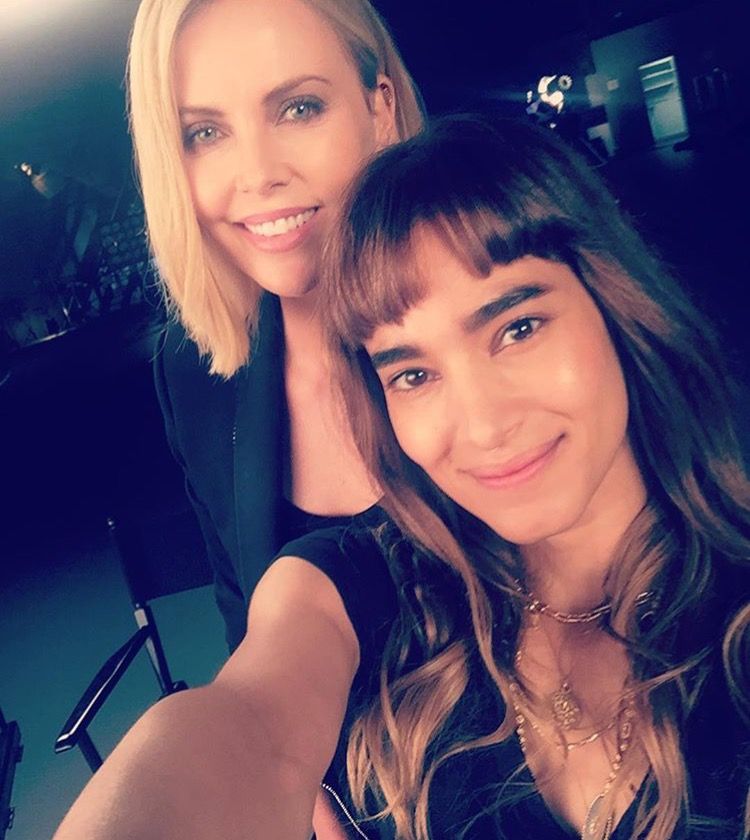 luispriest's tweet image. Beautiful Charlize Theron and Sofia Boutella #AtomicBlonde