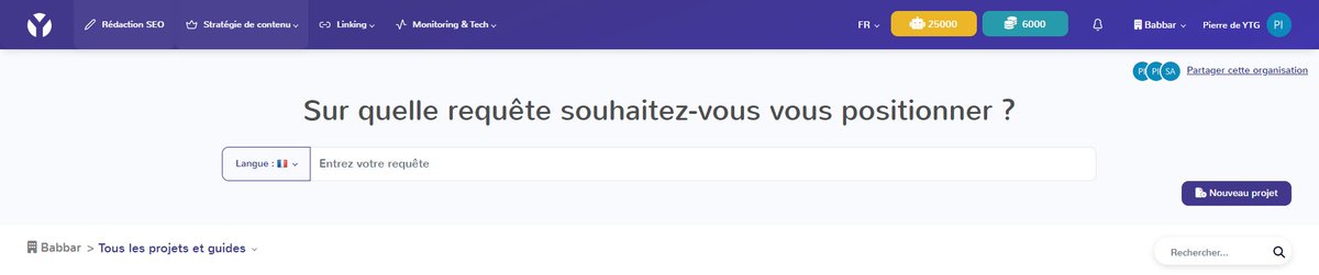PierreCalvet's tweet photo. Hé ! Mais ça change un peu sur @yourtextguru, non ?

Tout à fait petit padawan, laisse moi t'expliquer ce qu'il y a de neuf :

1. La refonte des menus  :
Histoire de regrouper ce qui peut se regrouper de façon un peu plus naturelle. https://t.co/0SBcPOLIDJ