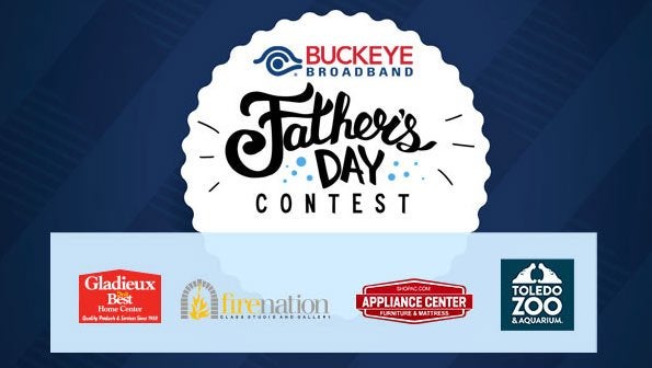 🚨 Time to show Dad some love!
Enter to win a Father's Day Prize Pack with prizes including $100 Gladieux Home Center Gift Card, $100 Appliance Center Gift Certificate, 2 Custom rocks glasses, keychain &amp; wine stopper from Firenation Glass Studio &amp; Gallery &amp; 4 Toledo Zoo admission