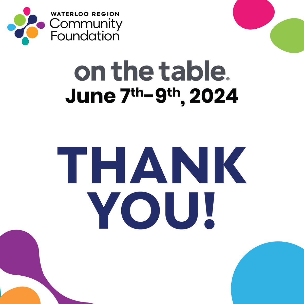 WRCommFdn's tweet photo. Thank you to everyone who hosted and participated in an #onthetablewr conversation this weekend!
We'll be collecting feedback in the coming weeks to create a community-wide report. Stay tuned for more information! https://t.co/vevIP5ytlq