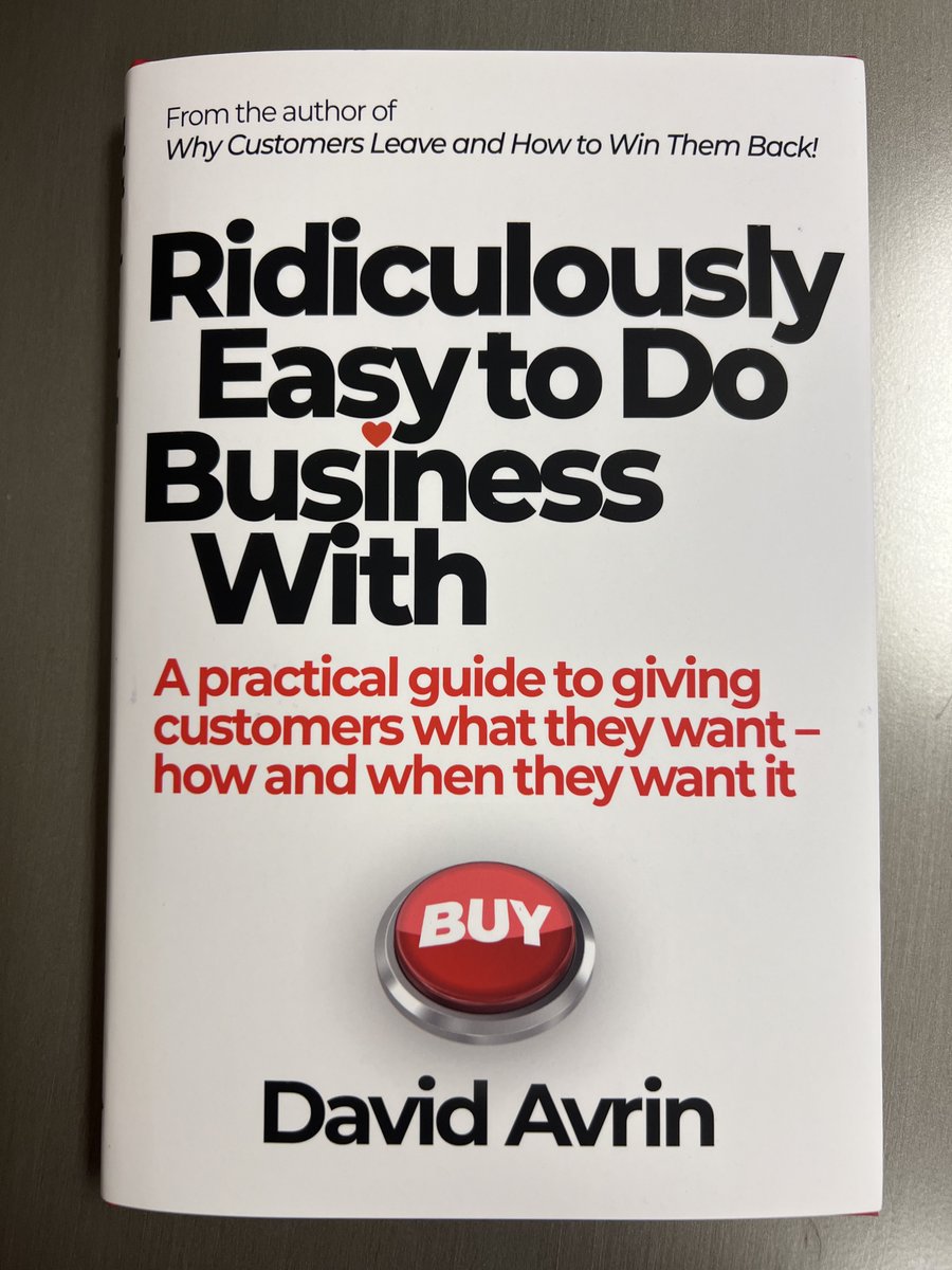 Congrats to <a href="/DavidAvrin/">David Avrin</a> on the launch of his book, “Ridiculously Easy to do Business.”  
 
Check it out &amp; leave a review: amzn.to/4ei5Zug