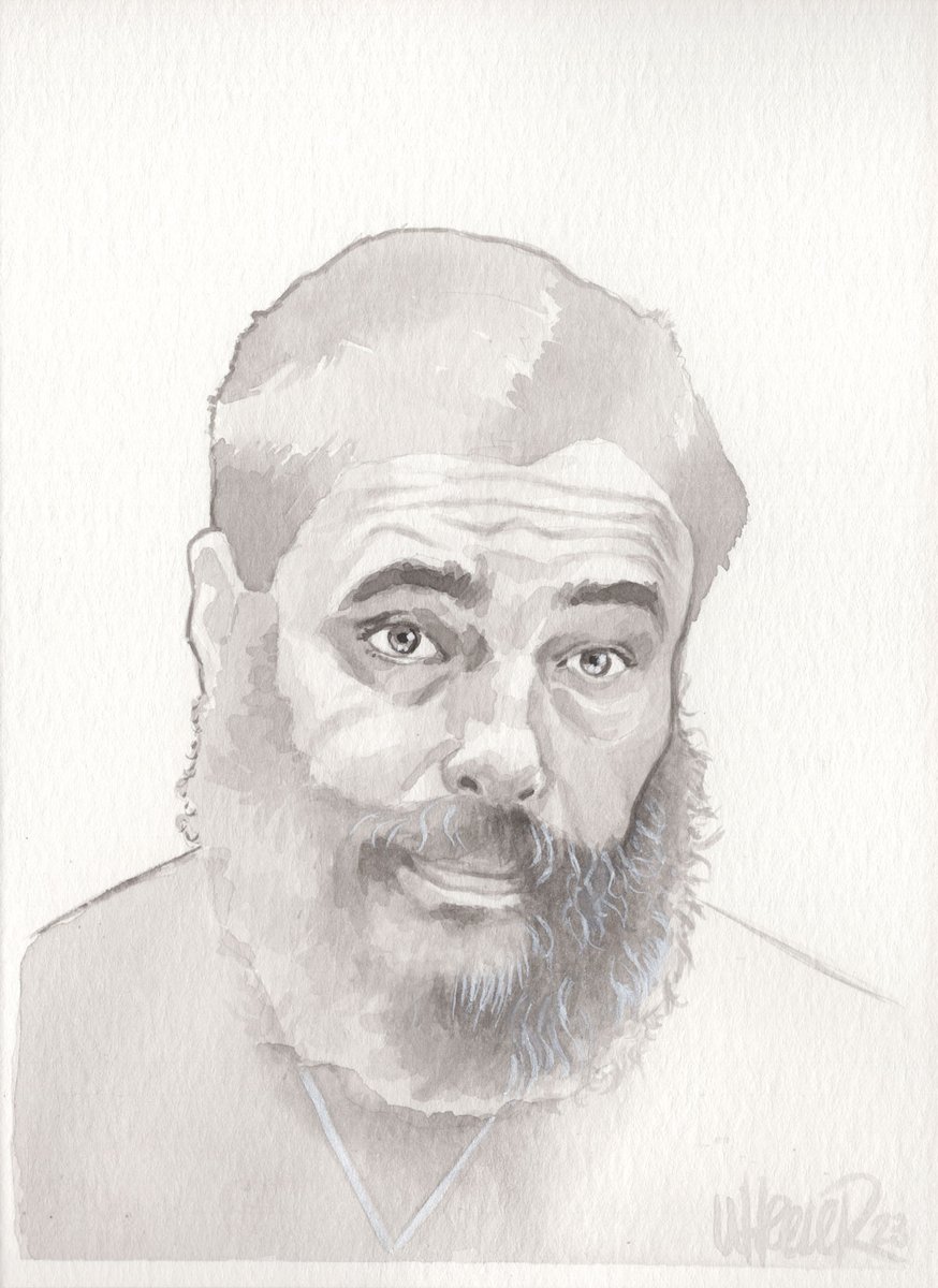 JeremyWheeler's tweet photo. The French Dispatch, b/w watercolors, 2023 https://t.co/6BiehhqP2g