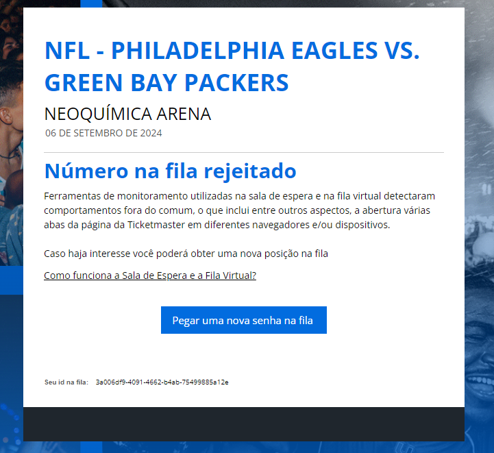 danielspbr's tweet photo. @rodrigomdantas4 eu só tava em 1 computador e me derrubaram..... qu emrda essa ticketmaster https://t.co/eFCIrq7c10
