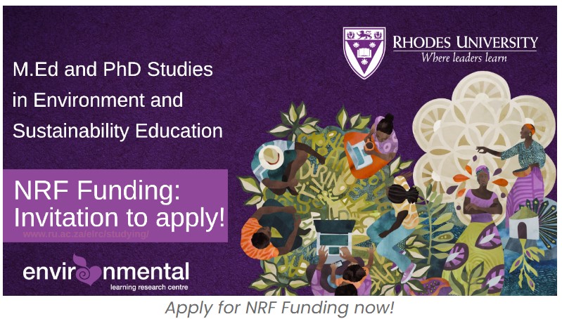 📢 Fantastic opportunity! Possible Bursary Support for Full Time M.Ed and PhD Studies in Environment and Sustainability Education. Deadline June 14th - Spread the word!  bit.ly/3KAKs2n📢
