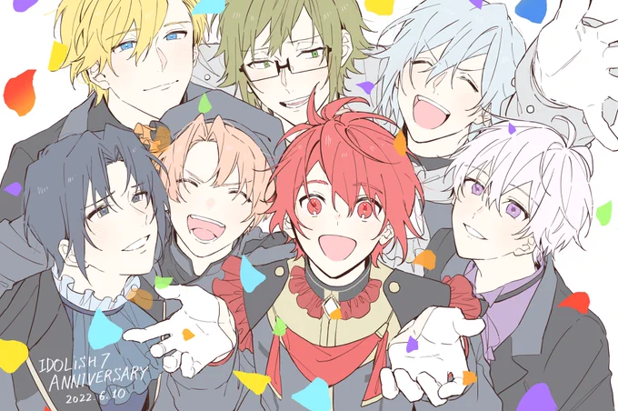 過去絵でお祝いさせて欲しい…ずっとずっと大好きです!!! #IDOLiSH7記念日2024 