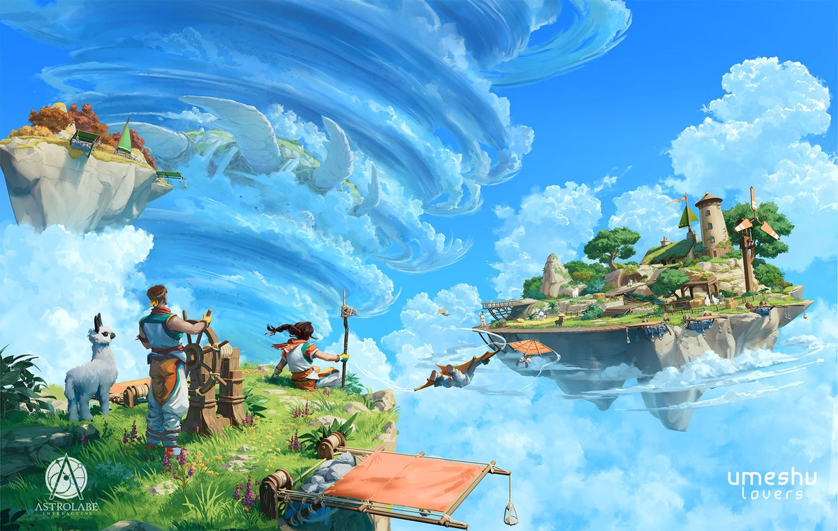 Our friends at <a href="/AstrolabeGames/">Astrolabe Interactive</a>  have just announced that the new demo for Aloft is now available, while they also revealed their partnership with Funcom. On this occasion, they unveiled one of our latest piece of work... a new Aloft's key art, produced by Umeshu Lovers!