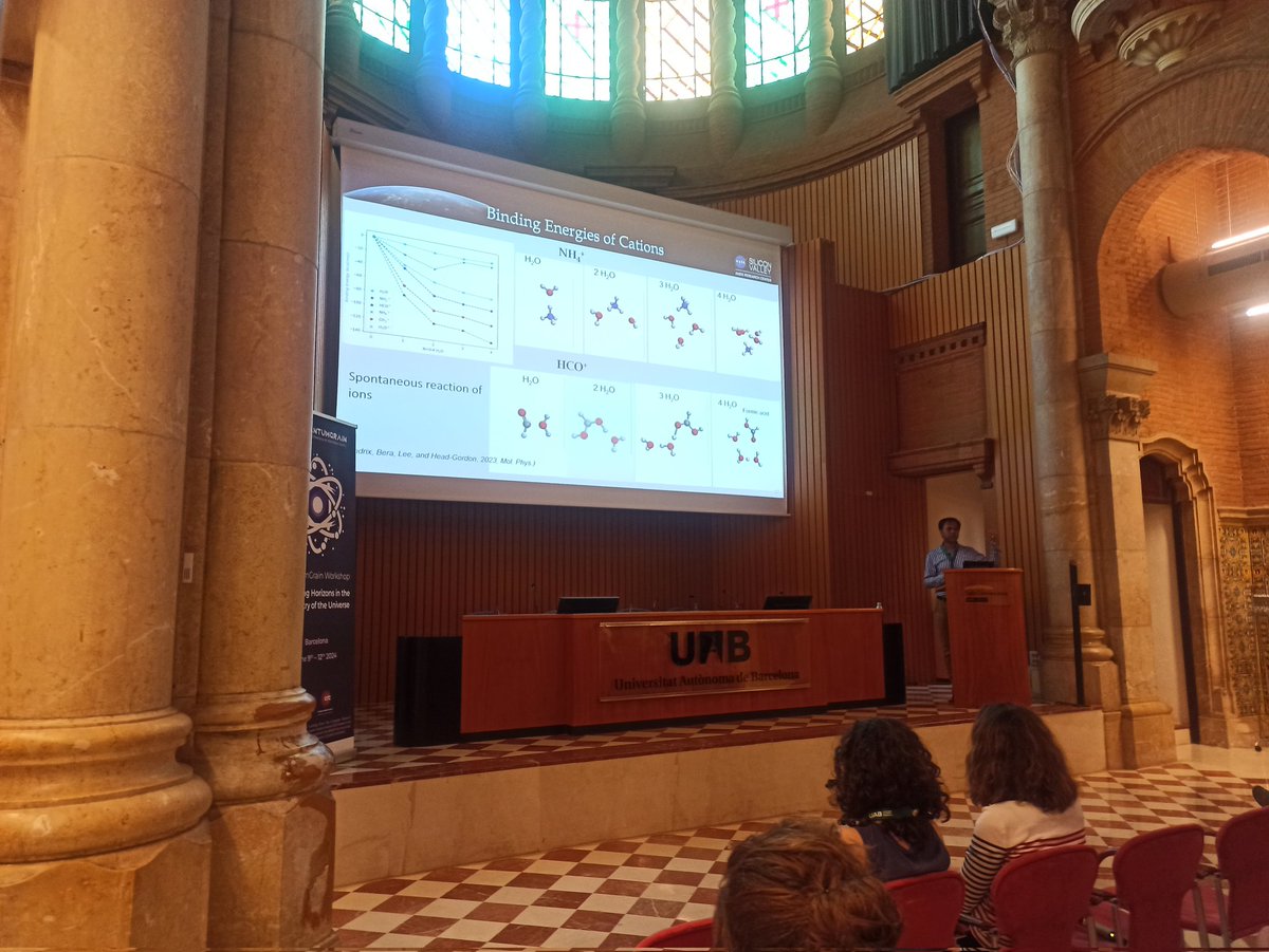 QuantumGrain (@quantumgrain) on Twitter photo Morning session finishes with the talks of Fabrice Duvernay, <a href="/astro_ele/">Eleonora Bianchi</a>, <a href="/vinceespo12/">Vincent Esposito</a>, and <a href="/pathikbar/">PPB</a>!
#QuantumGrainWorkshop #QuantumGrain #Astrochemistry #CompChem Morning session finishes with the talks of Fabrice Duvernay, <a href="/astro_ele/">Eleonora Bianchi</a>, <a href="/vinceespo12/">Vincent Esposito</a>, and <a href="/pathikbar/">PPB</a>!
#QuantumGrainWorkshop #QuantumGrain #Astrochemistry #CompChem