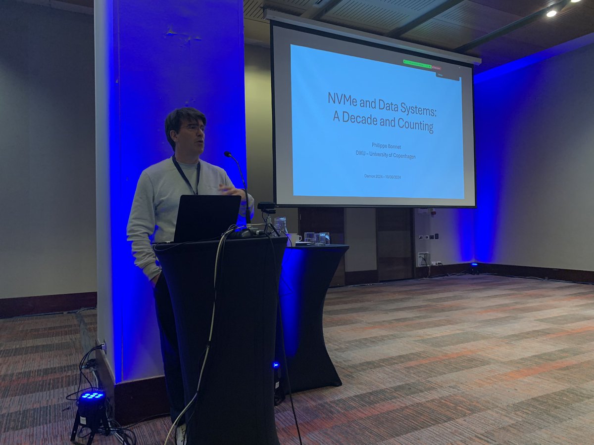 <a href="/ailamaki/">Anastasia Ailamaki</a> <a href="/manathan1984/">Manos Athanassoulis</a> <a href="/peterabcz/">Peter Boncz</a> <a href="/Bonnet/">Bonnet</a> The <a href="/DaMoN_workshop/">DaMoN Workshop</a> workshop is about to start with a keynote oh Philippe Bonnet!