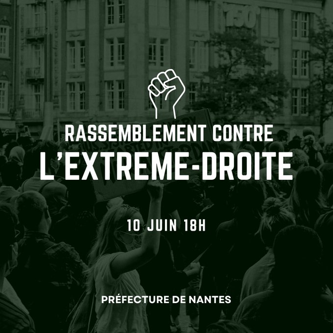 LouisePahun's tweet photo. Ça me rappelle un certain 21 avril 2002, mais en bien plus terrifiant. 

Mobilisons nous ✊

#Nantes https://t.co/sIFLdfUB9l