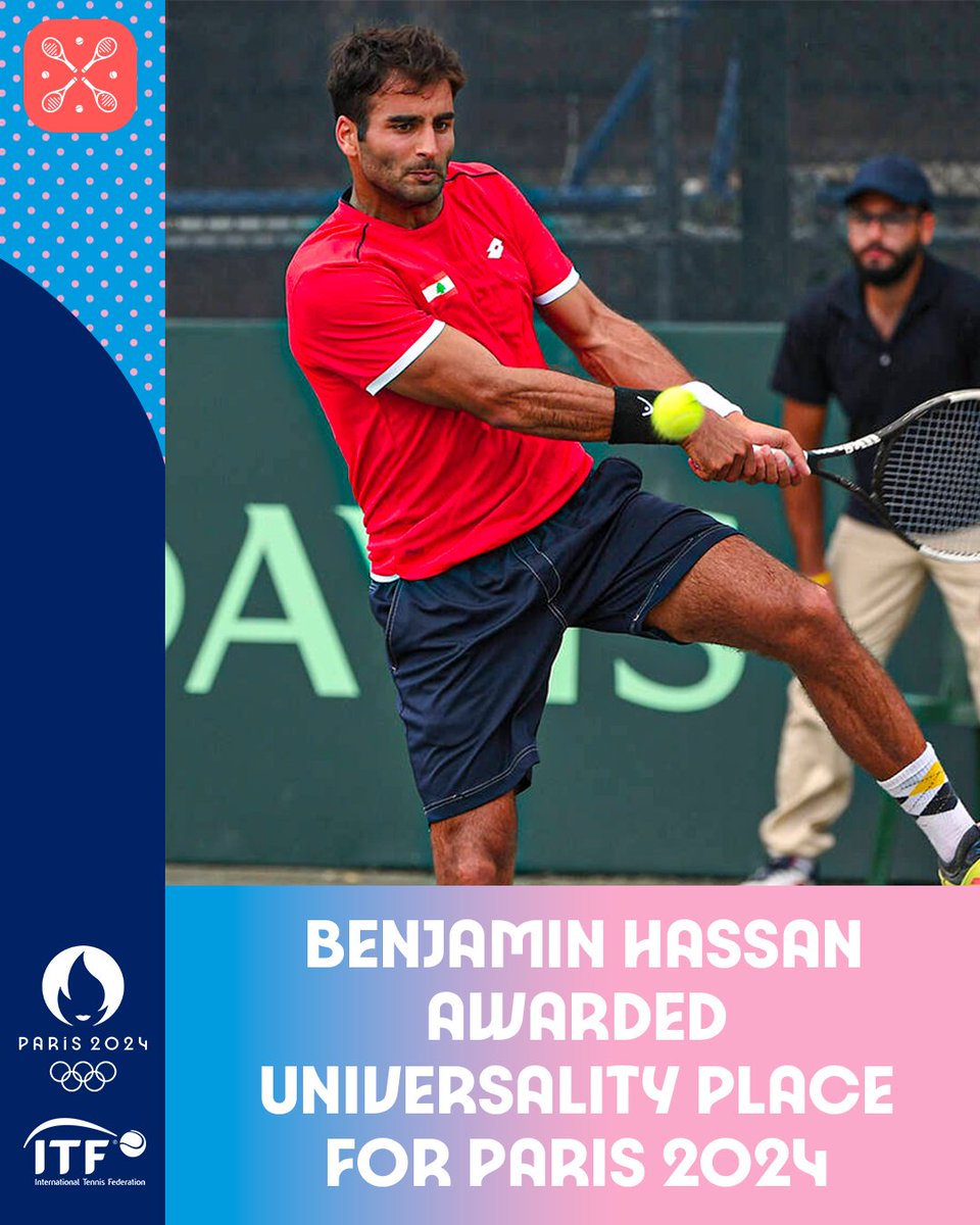 ITFTennis's tweet photo. Montenegro’s Danka Kovinic, and Benjamin Hassan, of Lebanon, are the first two players confirmed to take part in the Paris 2024 Olympic Tennis Event after both were awarded Universality places.

Read more here 👉 https://t.co/79OdnVoVuh https://t.co/9e7QyZHC5G