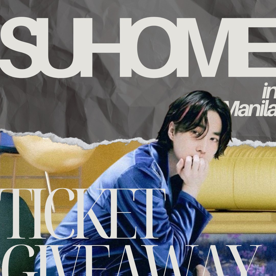 bmariaerigom's tweet photo. #MARIAEGIVES SU:HOME in Manila ticket giveaway (sponsored)

1 winner of SU:HOME in Manila UPPER BOX PREMIUM ticket (physical ticket available)

HOW TO JOIN:
✔️ RT & like this post
✔️ Reply your stream proof of #SUHO '1 to 3' and 'Cheese' on Youtube and Spotify starting from May 31 up to present
✔️ You can upload your proofs in GDRIVE and reply the link or X thread below (take note that some posts might be unavailable in my end) 
✔️ Must be an EXO-L, OT9

PH ONLY, ENDS JUNE 15 12NN