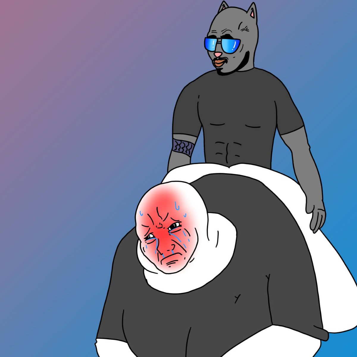 catesoll's tweet photo. FUCK $WOJAK - BUY REAL N CATE - BUY $CATE

REAL N CATE - The WARRIOR OF THE WORLD! 💣 https://t.co/iUviOpvf2i