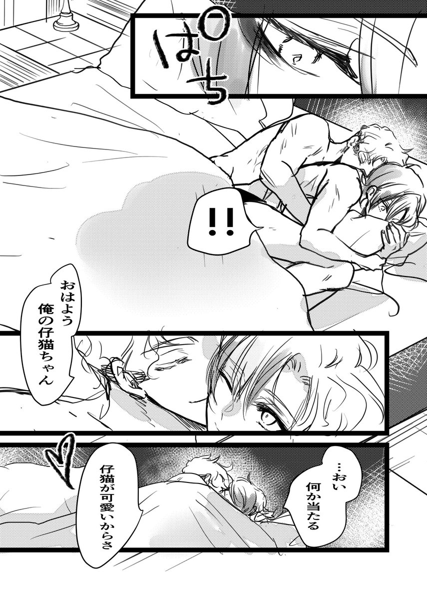 丸まって寝るザのcrki 